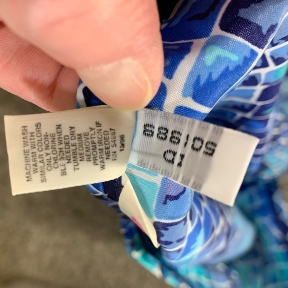 Victoria's Secret Blue Satin Chemise Lounge Wear Sz L Long Sleeves - Picture 8 of 8